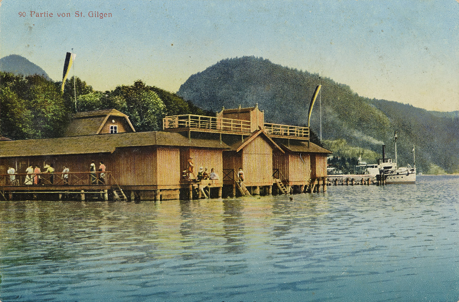 Bootshaus in St. Gilgen am Wolfgangsee, 1907–14, Inv.-Nr. F 23097