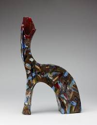 „Pferd“, Um 1985, Keramik, glasiert, Salzburg Museum, Schenkung Salzburger Privatbesitz, Inv.-Nr. 2008-2013