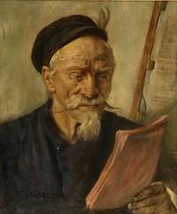 Fritz Schider, Bildnis eines lesenden Arbeiters, Öl auf Leinwand, Salzburg Museum, Inv.-Nr. 1073-90
