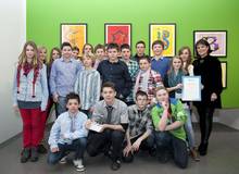 Preisträger der Gruppe 10 bis 14 Jahre: 3 D der Hauptschule Schwarzach